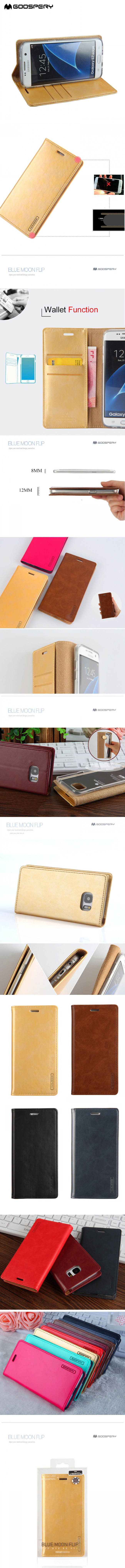 Bao da Samsung S7 Edge Mercury Blue Moon Wallet 33