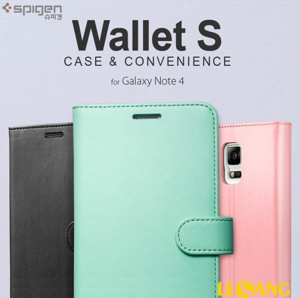 Bao da Galaxy Note 4 SGP Wallet S (USA) 1