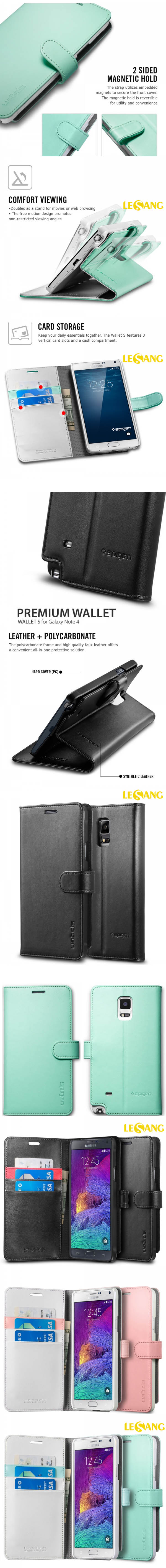 Bao da Galaxy Note 4 SGP Wallet S (USA) 333