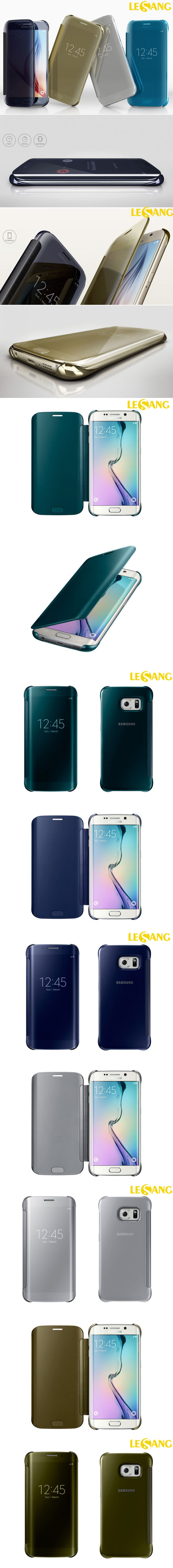 Bao da Galaxy S6 Edge Clear View chính hãng Samsung 325