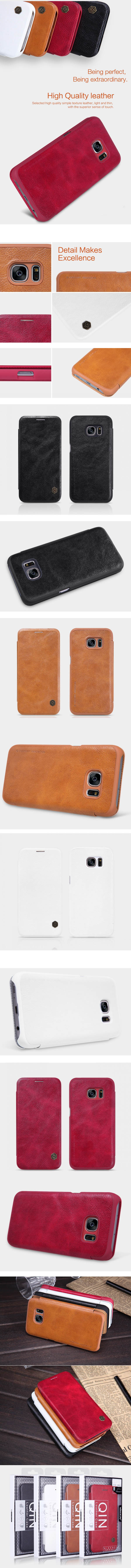 Bao da Galaxy S7 Nillkin QIN Leather 333