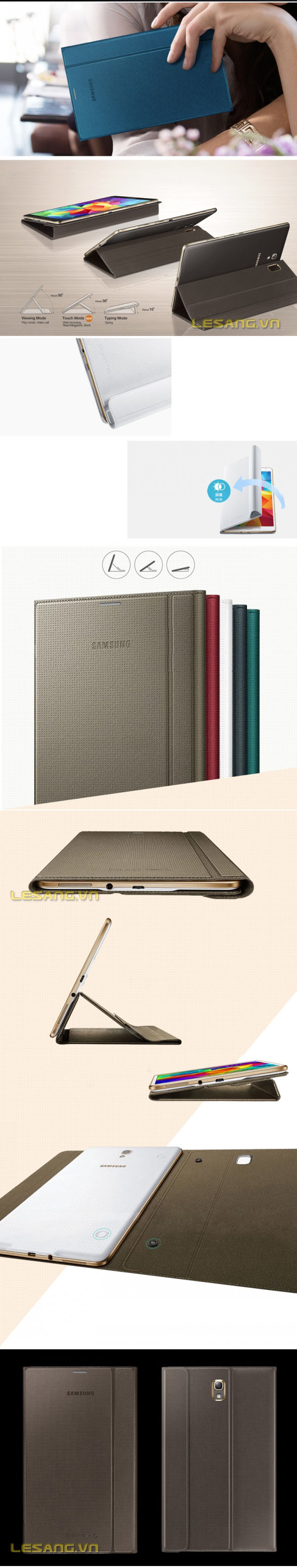 Bao da Galaxy Tab S 8.4 Book Cover chính hãng 32