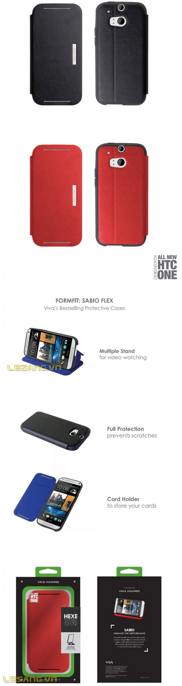 Bao da HTC One M8 Viva Hexe 3