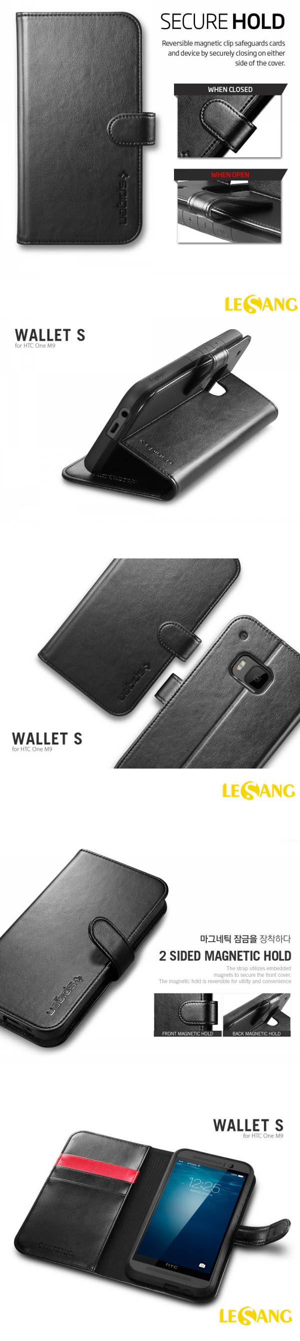 Bao da HTC One M9 SGP Wallet S (USA) 332
