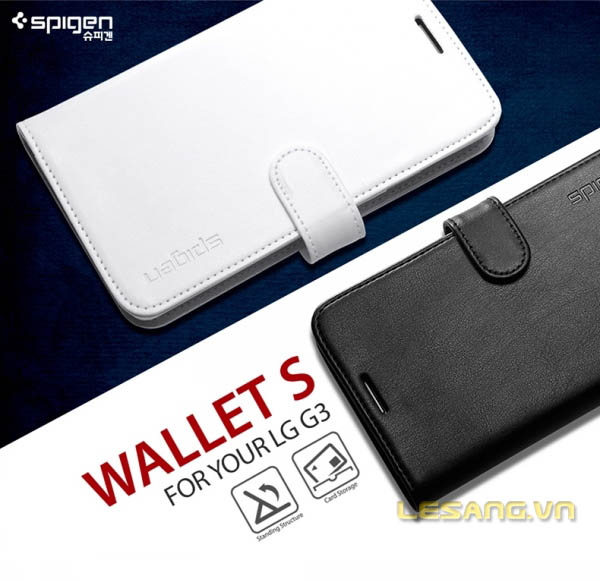 Bao da LG G3 SGP Wallet S 1