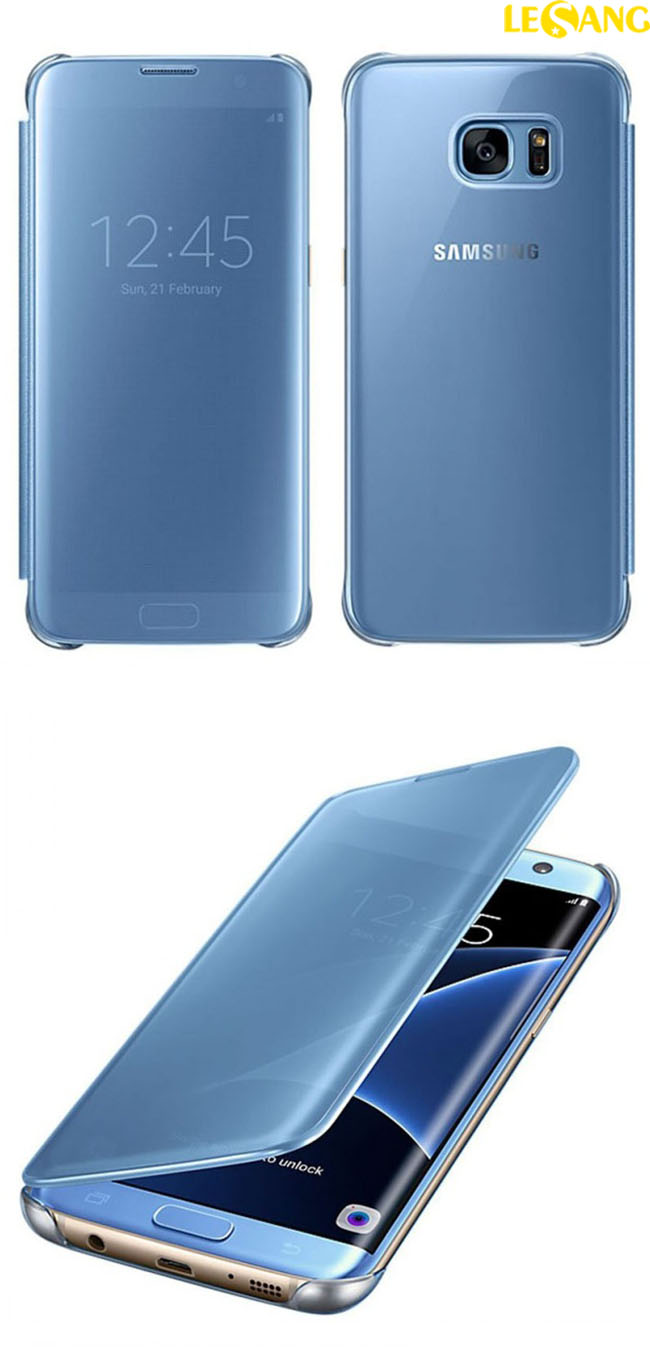 Bao da Galaxy S7 Edge Clear View chính hãng Samsung (Full Box) 215