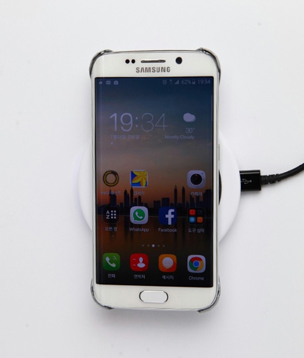 Combo Ốp lưng da + sạc không dây Galaxy S6 Edge Protec - 6