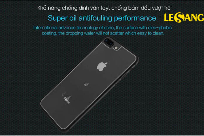 Miếng dán cường lực mặt sau lưng iPhone 8 Plus Nillkin Amazing 9H 4