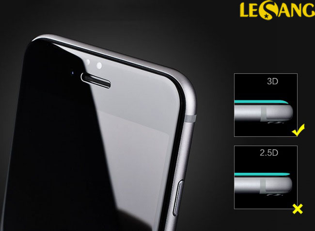 Dán kính cường lực iphone 7 Plus Smart Devil 3D Full màn hình 1253