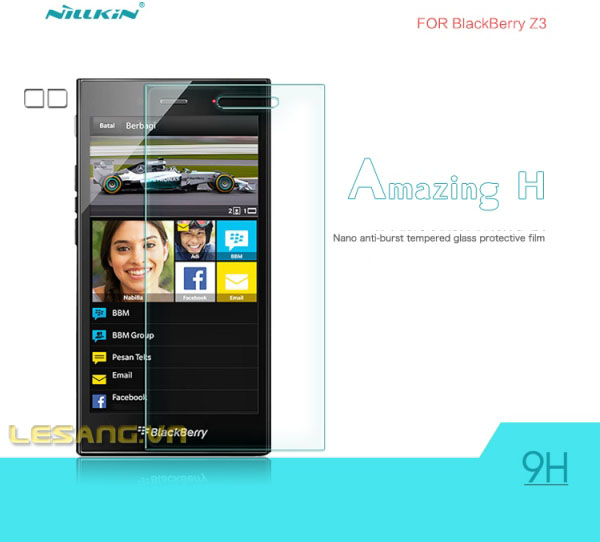 Miếng dán kính cường lực Blackberry Z3 Nillkin Amazing chống vỡ - 3