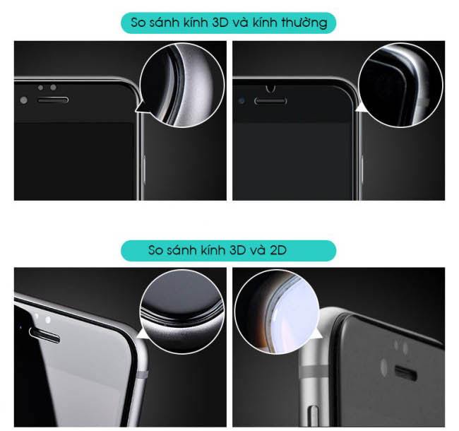 Dán kính cường lực iphone 7 plus Nillkin CP+ 3D Full màn hình - Glass 2