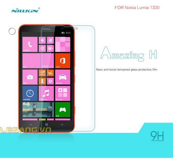 Miếng dán kính cường lực Lumia 1320 Nillkin Amazing chống vỡ - 3