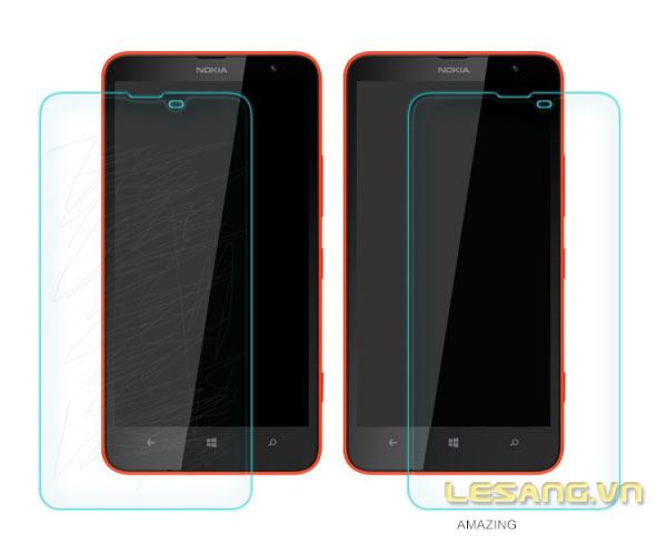 Miếng dán kính cường lực Lumia 1320 Nillkin Amazing chống vỡ - 4