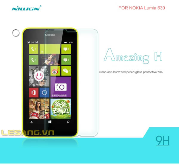 Miếng dán kính cường lực Lumia 630 Nillkin Amazing H - 3