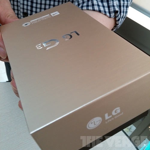 Xuất hiện hộp đựng LG G3 phiên bản màu champage Gold - 1