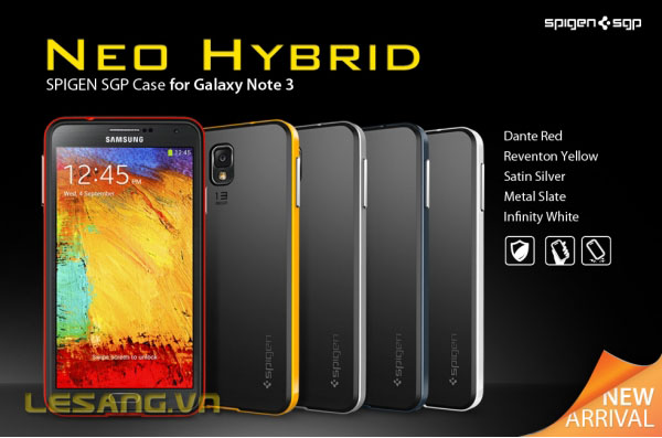 Ốp lưng Galaxy Note 3 SGP Neo Hbrid đẹp nhất, cực hot - 4