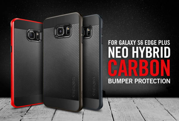 Ốp lưng Galaxy S6 Edge Plus SGP Neo Hybrid Carbon 12