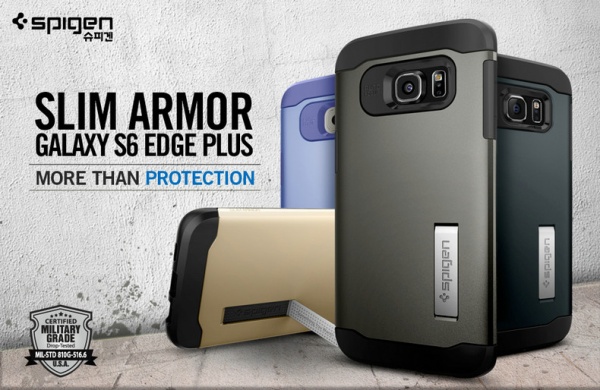 Ốp lưng Galaxy S6 Edge Plus SGP Slim Armor 2 lớp chống sốc từ Mỹ - 3