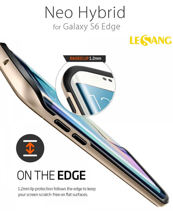 Ốp lưng Galaxy S6 Edge SGP Neo Hybrid (USA) 2