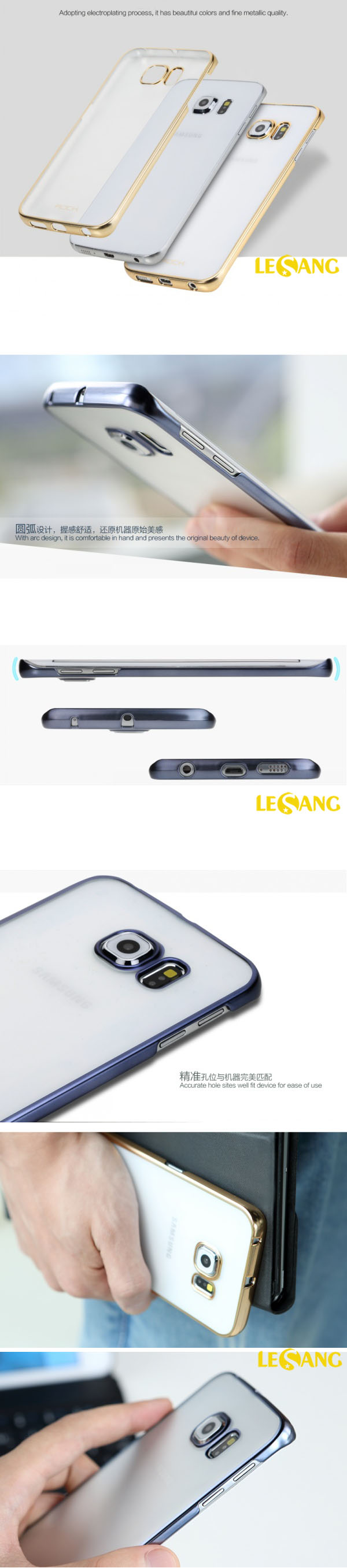 Ốp lưng Galaxy S6 Edge Rock Neon 332