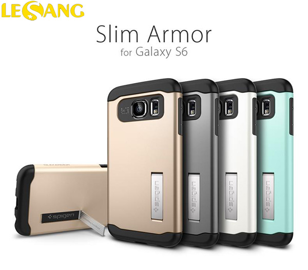 Ốp lưng Galaxy S6 SPG Slim Armor chống sốc từ USA
