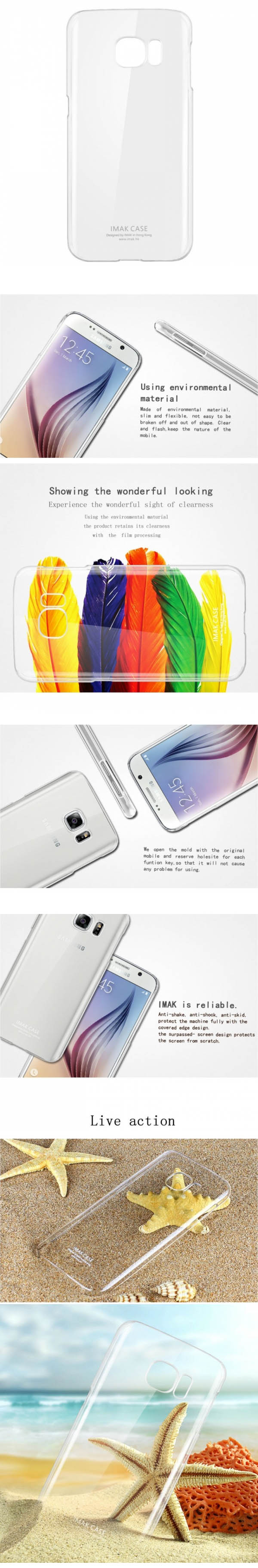Ốp lưng Galaxy S7 imak Nano trong suốt 3
