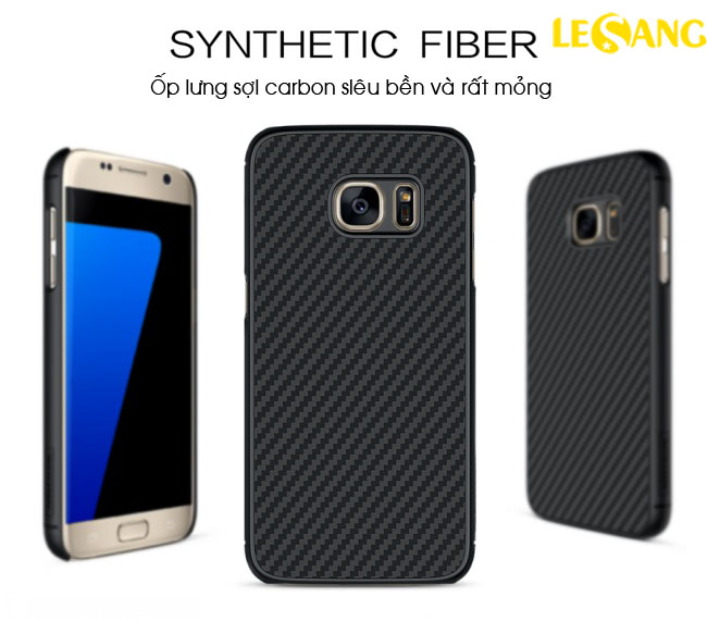 Ốp lưng Galaxy S7 Synthetic Fiber Green Carbon 1