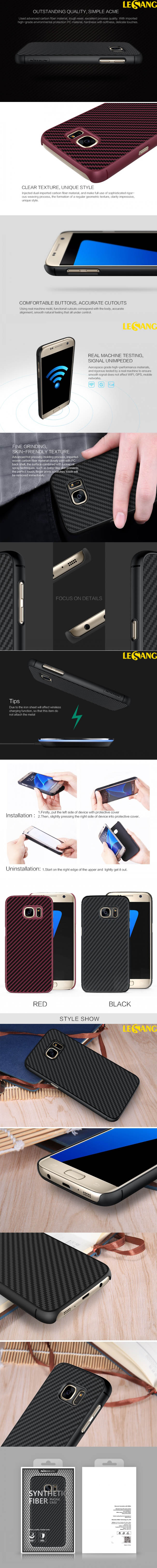 Ốp lưng Galaxy S7 Synthetic Fiber Green Carbon 325