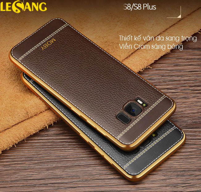Ốp lưng Galaxy S8 Plus Moby Leather Case 1