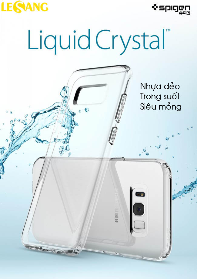 Ốp lưng Galaxy S8 Spigen Liquid Crytal 1