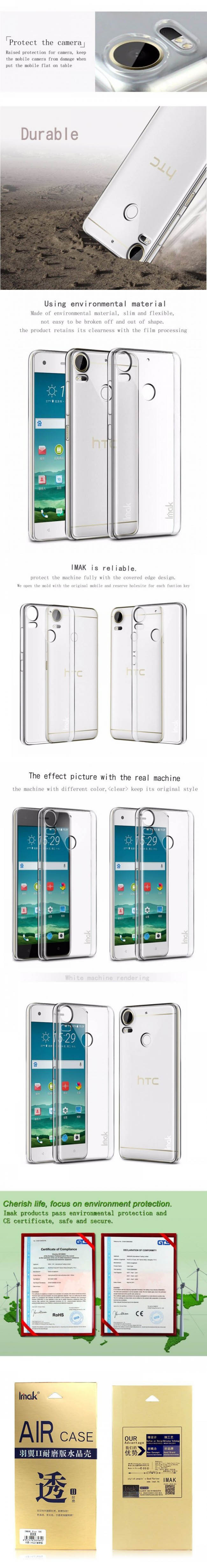 Ốp lưng HTC Desire 10 PRO imak Nano trong suốt (Không ố vàng) 3