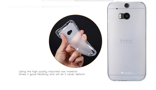 Ốp lưng HTC One M8 Melkco Poly nhựa dẻo, mỏng gọn
 - 4