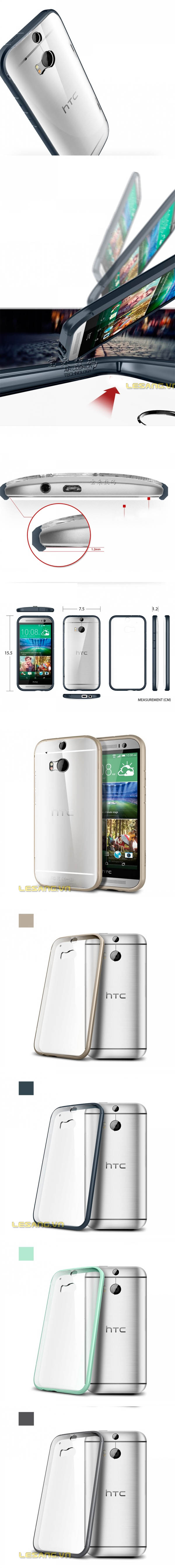 Ốp lưng HTC One M8 SGP Ultra Hybrid 3