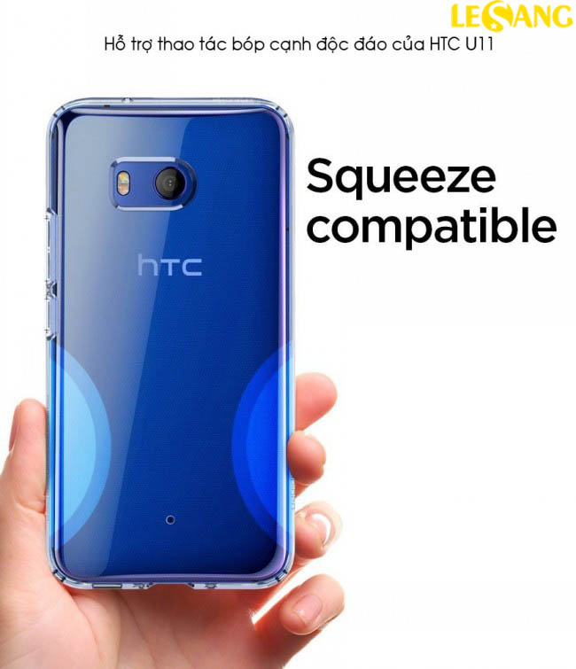 Ốp lưng HTC U11 Spigen Liquid Crytal trong suốt 236