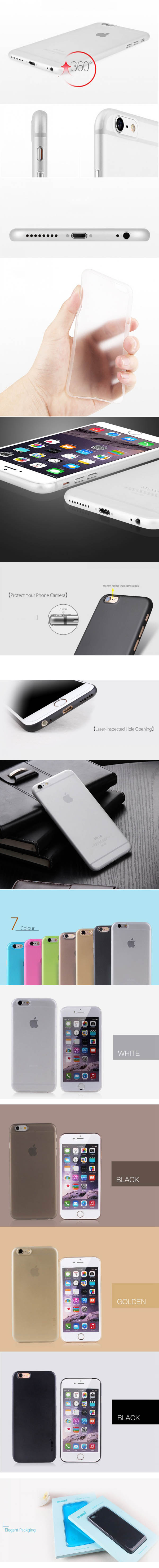 Ốp lưng iphone 6S Plus/6 Plus Memumi Super Slim 0.3mm 33