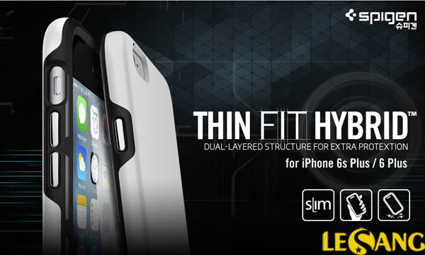 Ốp lưng iphone 6S Plus / iphone 6 Plus Spigen Thin Fit Hybrid 1254