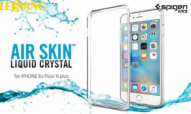 Ốp lưng iphone 6S Plus Spigen Liquid Crytal nhựa mềm TPU 1