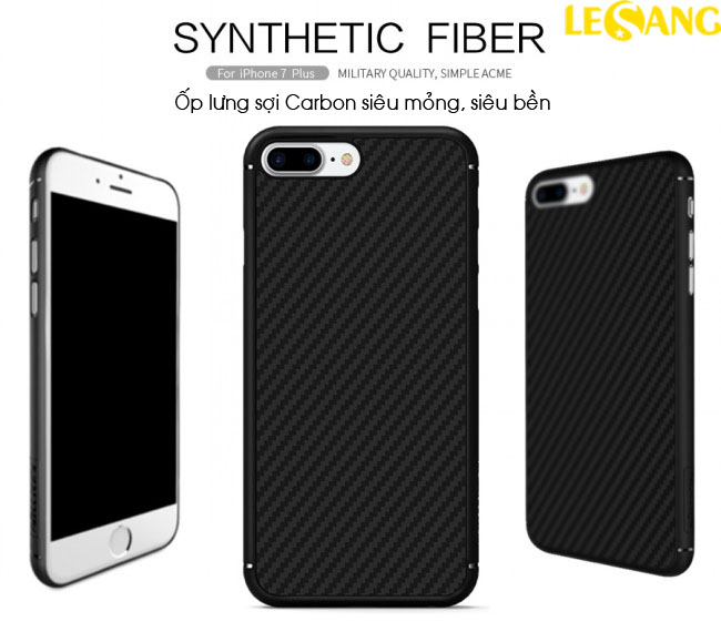 Ốp lưng iPhone 7 Synthetic Fiber Green Carbon 1
