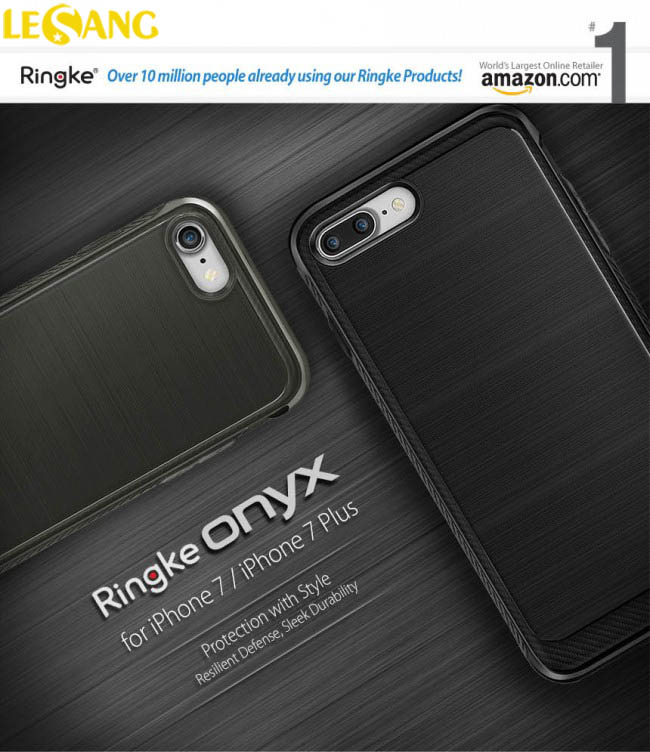 Ốp lưng iphone 7 Plus Ringke Onyx 1