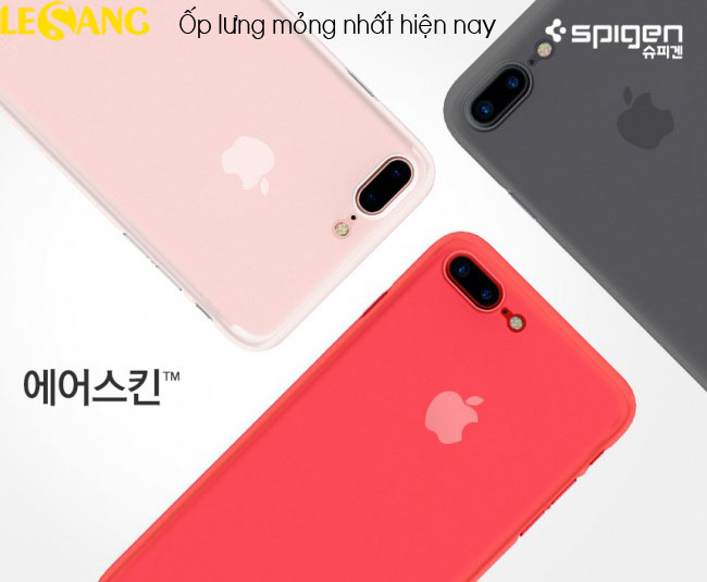 Ốp lưng iphone 7 Plus Spigen Air Skin 0.4mm 1
