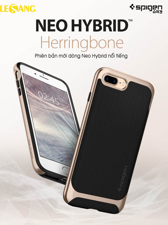 Ốp lưng iPhone 8 Plus / 7 Plus Spigen Neo Hybrid Herringbone 2
