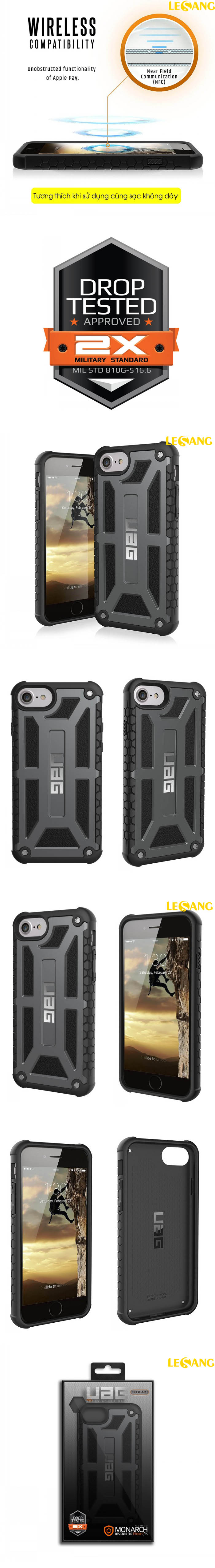 Ốp lưng iPhone 8 / iPhone 7 / iPhone 6 UAG Monarch Series 5 lớp 2536
