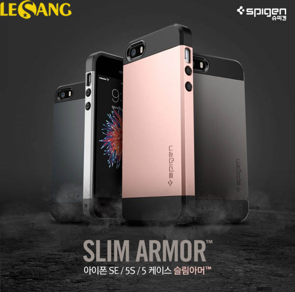 Ốp lưng iphone SE/5S/5 Spigen Slim Armor (2016) 1