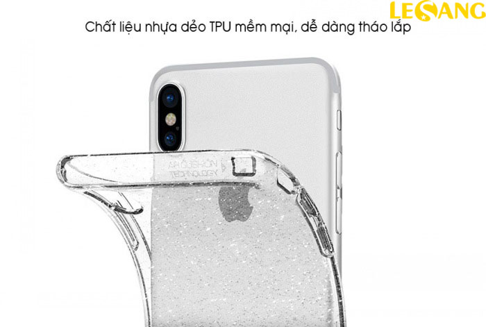 Ốp lưng iPhone 10 / iPhone X Spigen Liquid Glitter 3