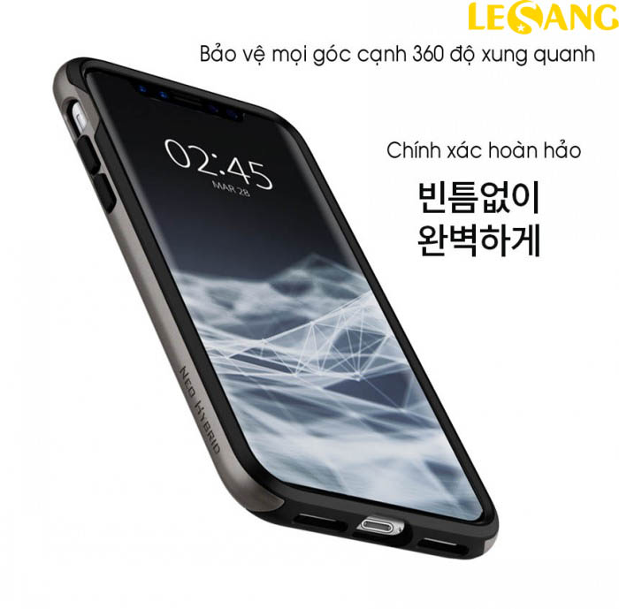 Ốp lưng iPhone X Spigen Neo Hybrid viền kép cực đẹp - 6