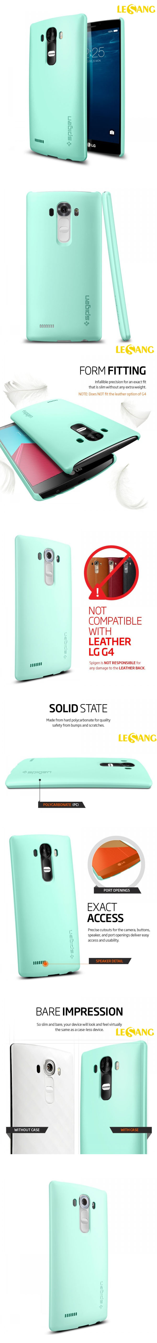 Ốp lưng LG G4 SGP Thin Fit 326