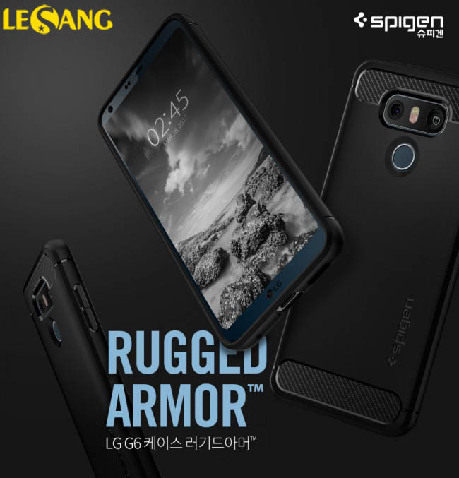 Ốp lưng LG G6 Spigen Rugged Armor 1