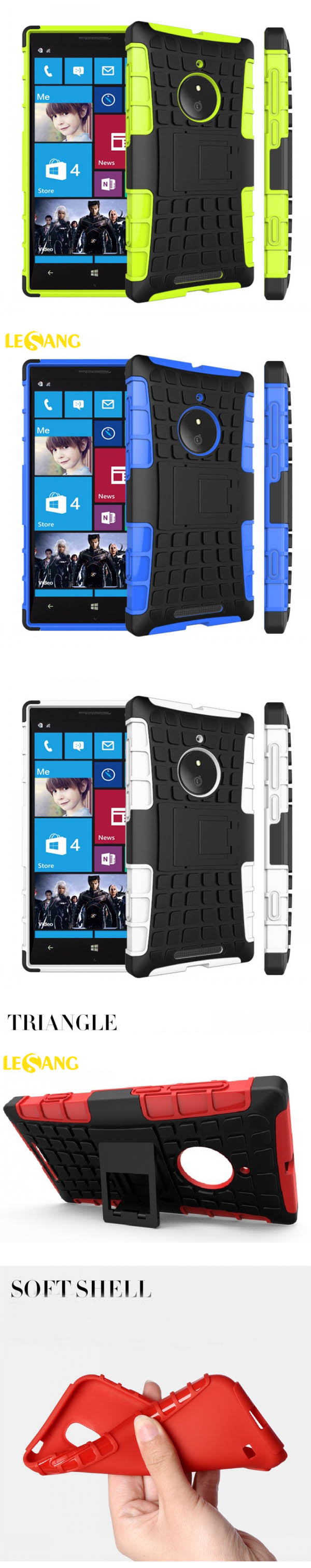 Ốp lưng Lumia 830 Fashion Armor chống sốc 766666