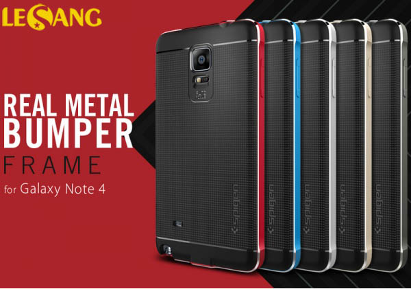 Ốp lưng Note 4 Spigen Neo Metal 1