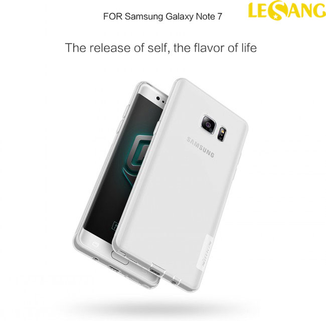 Ốp lưng Galaxy Note 7 Nillkin nhựa dẻo trong suốt 2